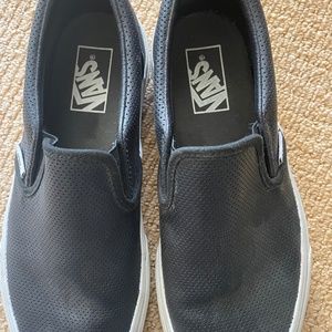 Vans Leather Slip ons